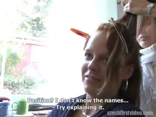 Tjekkisk første video - barmfager brunette monika ville være en pornostjerne