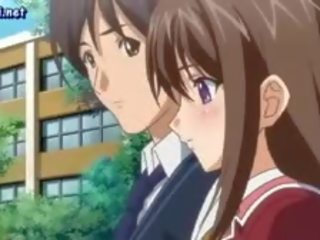 Nimfomanai anime mergaitė freting sunkus varpa