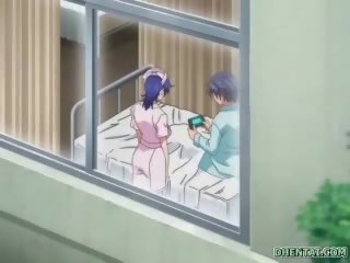 Busty hentai nurse wetpussy deep poking by her patient