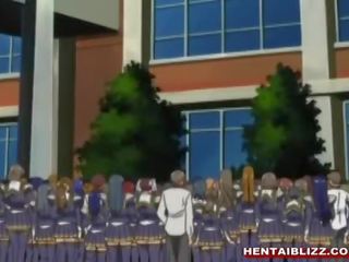 Schülerinnen hentai verbunden im die schule