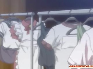 Δέσιμο hentai νοσοκόμα με φίμωτρο τσιμπουκώνοντας καβλί και κατάποση σπέρμα