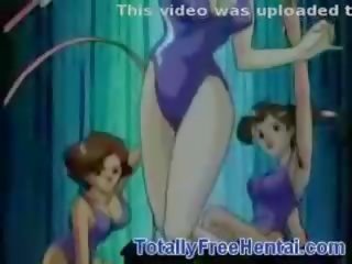 Sexy anime meisjes met groot tieten geneukt door hanen en tentakels