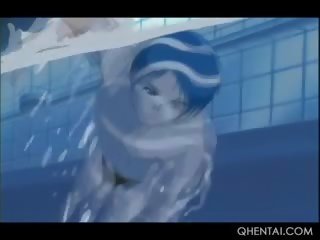 Hentai stunner im groß titten wird fotze gefickt hündchen von die schwimmbad