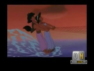 Aladdin porno plage sexe avec jasmin