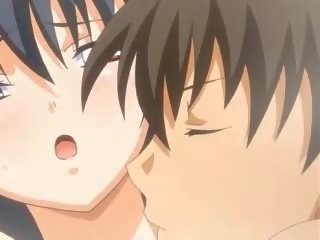 Anime vajzë merr të saj kuçkë thau dhe squirting