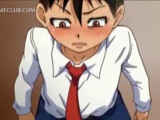 Anime kool beib vitt teased koos a lakkumine seeliku alt