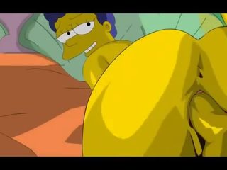 Simpsons porno homer folla marge