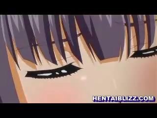 Schoolgirl anime hot sucking cock in the classroom