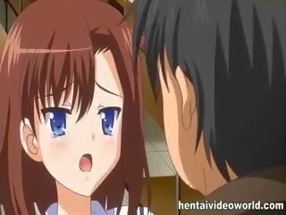 Anime školačka loses panenství