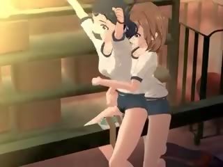 Hentai sex sklave wird sexuell gefoltert im 3d anime