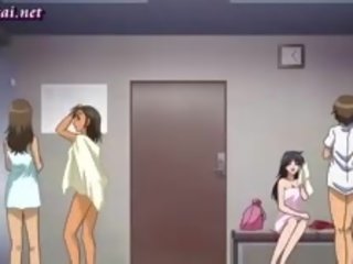 Mežonīga anime skolotāja bauda a loceklis