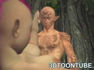 Hot 3d punk elf babeh getting fucked jero and hard