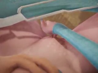 Futa Frozen - Elsa gets creampied by Anna - 3D X rated movie