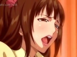 3d anime dívka dostane kočička v prdeli upskirt v lůžko