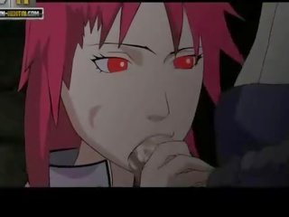 Naruto 포르노를 karin comes sasuke 의 cums